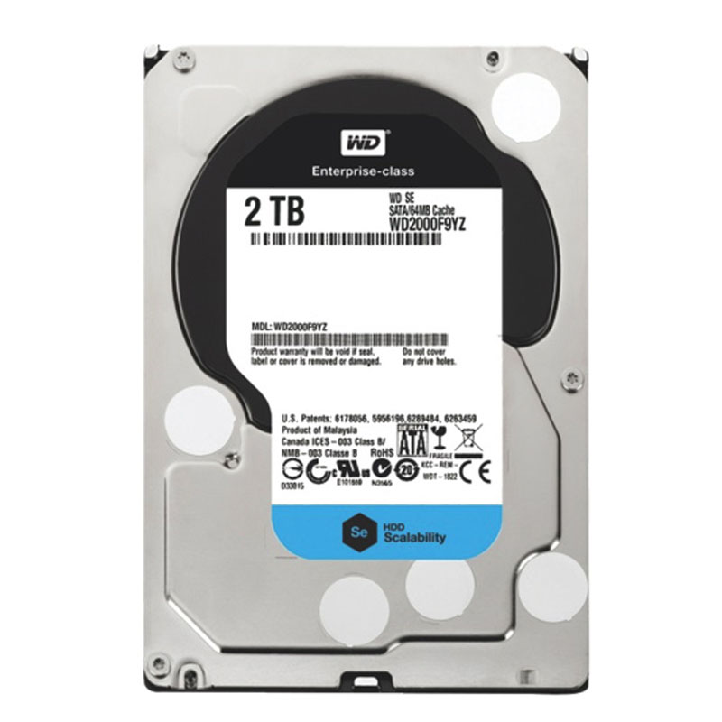 Western Digital SE 2TB Datacenter Capacity HDD
